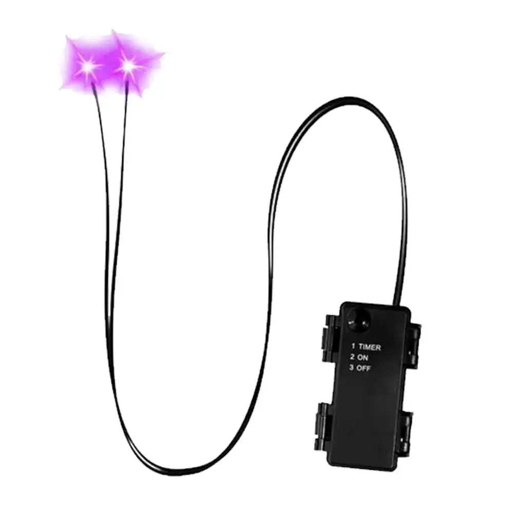 Glowing LED Eyes for Halloween Decor - Auto Timer Light Up Props for Skulls, Pumpkins, Tombstones Indoor Outdoor Spooky Decor