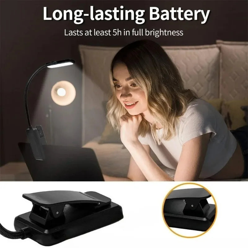 Rechargeable Clip-On Book Light