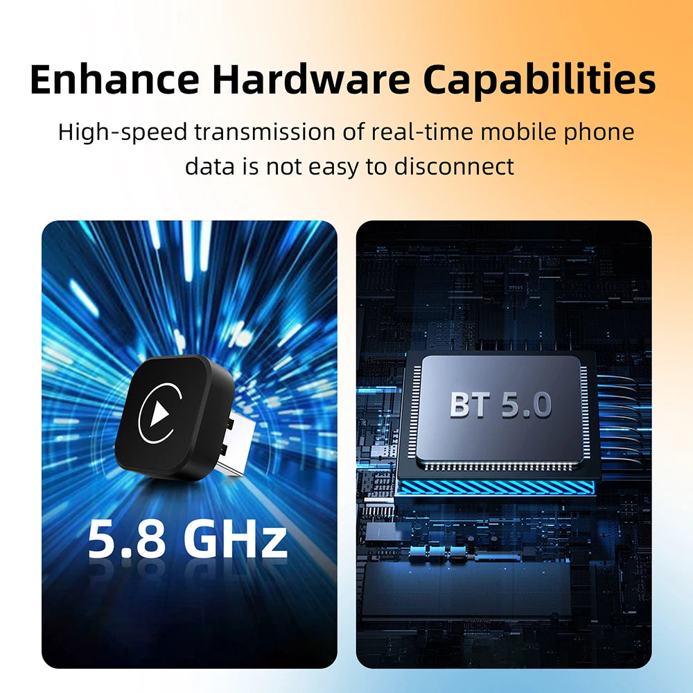 Wireless CarPlay & Android Auto Adapter
