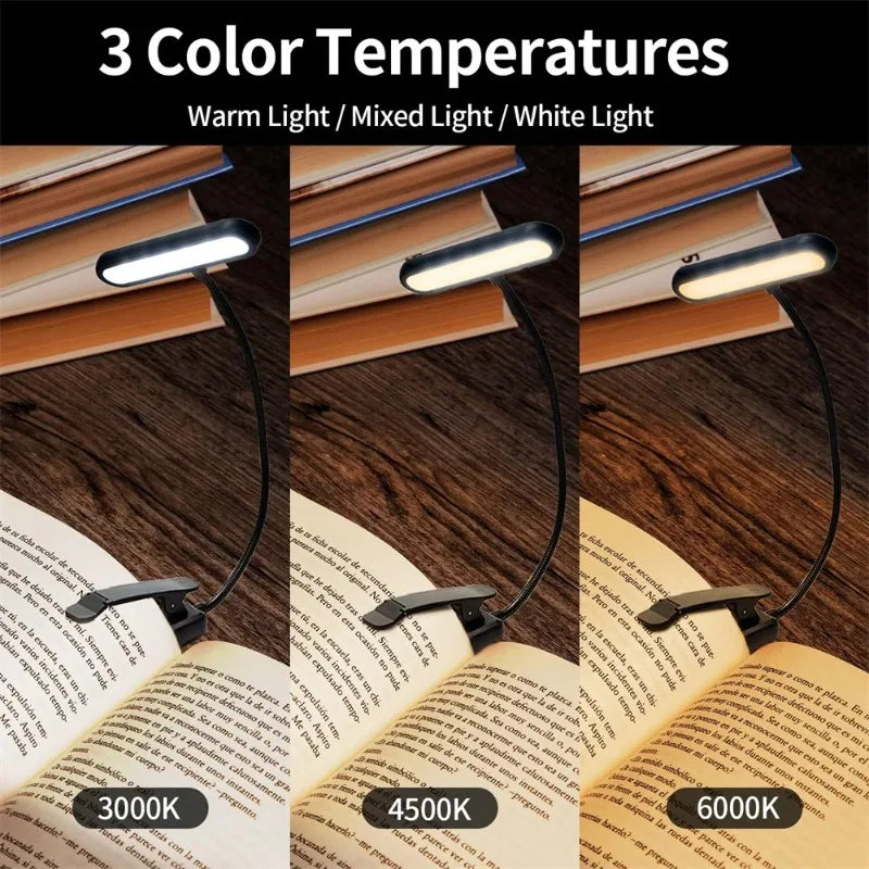 Rechargeable Clip-On Book Light
