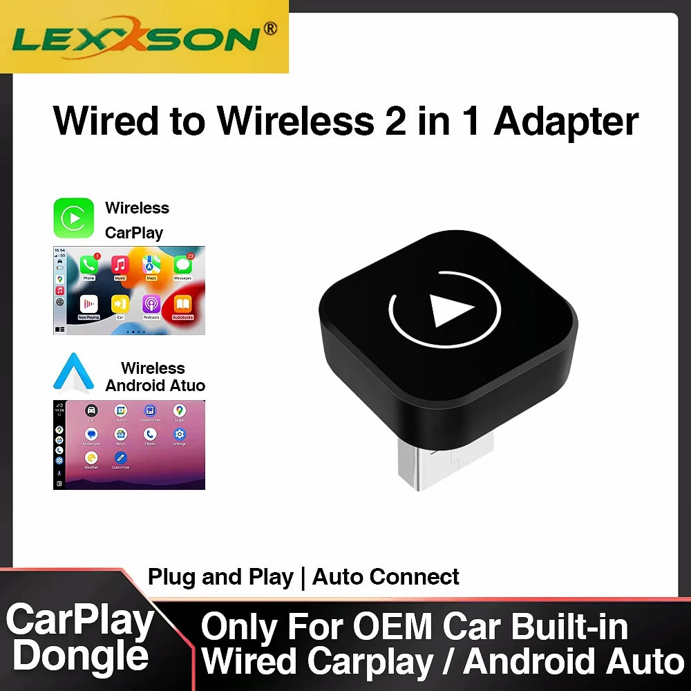 Wireless CarPlay & Android Auto Adapter