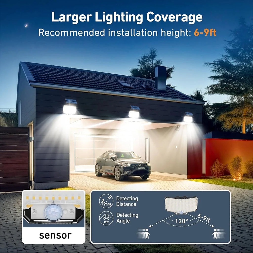 Solar Flood Light with Remote