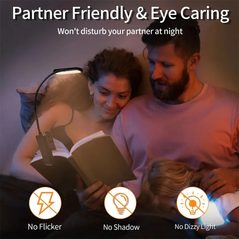 Rechargeable Clip-On Book Light