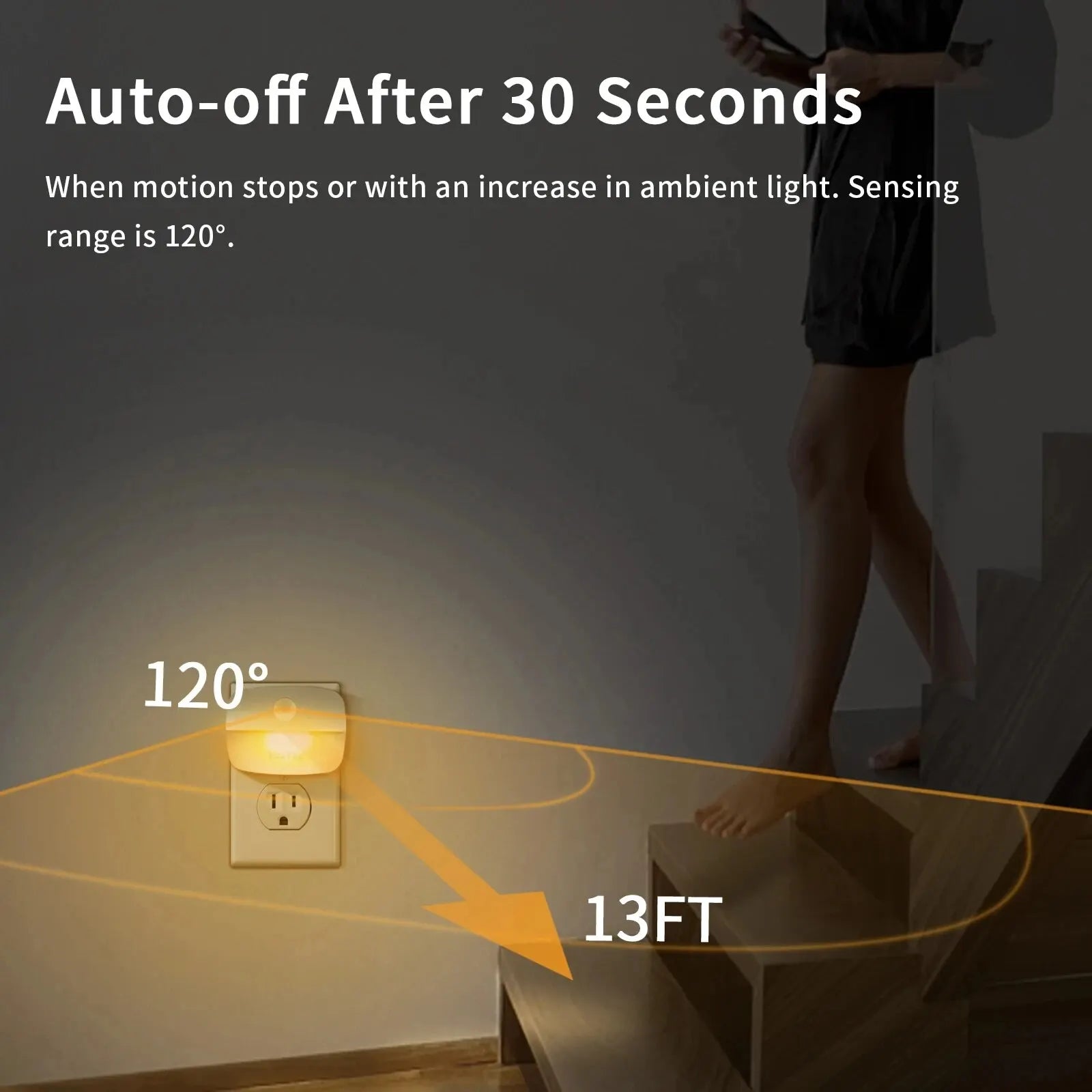 Motion Sensor Plug-In Night Light