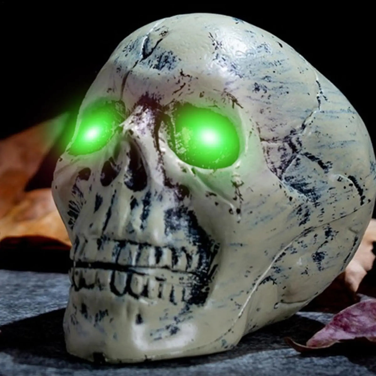 Glowing LED Eyes for Halloween Decor - Auto Timer Light Up Props for Skulls, Pumpkins, Tombstones Indoor Outdoor Spooky Decor