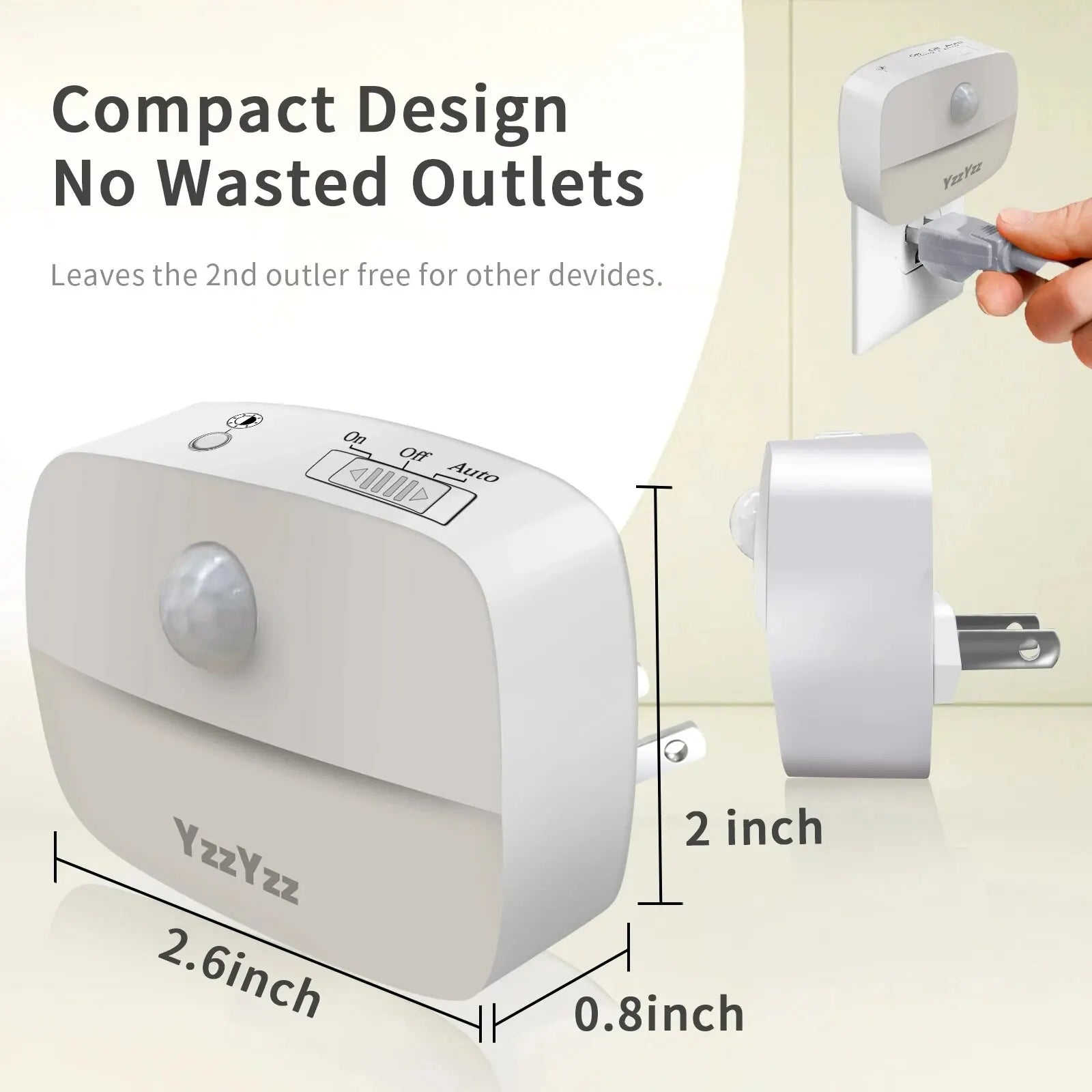 Motion Sensor Plug-In Night Light